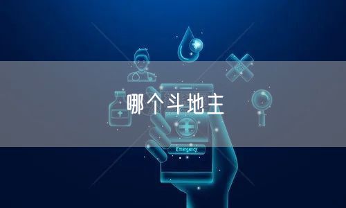 哪个斗地主